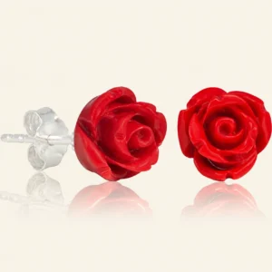 Ever Bloom Rose Stud Earrings